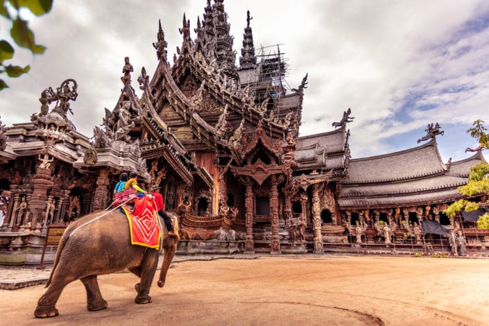 Sanctuary of Truth Pattaya Elephant