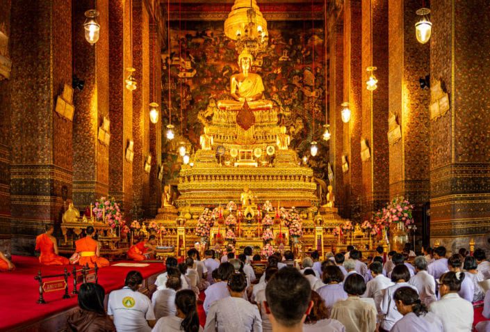 Wat Pho Monk Ceremony Photograph