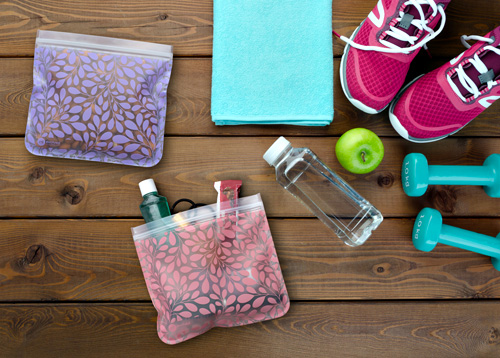 evolved living resealable bags used for fitness