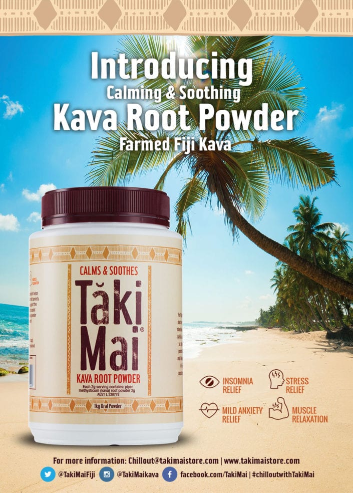 Taki Mai Kava Root Powder Product Photography