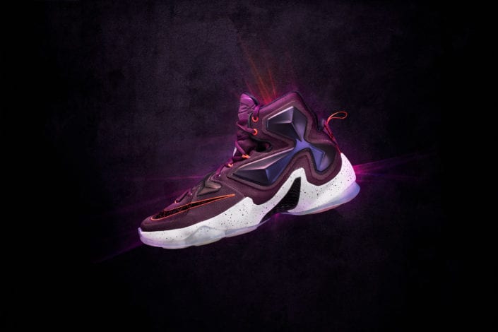 Lebron XIII Purple Basketball Shoes