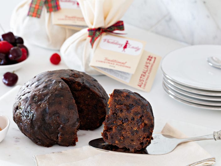 christmas cake photography