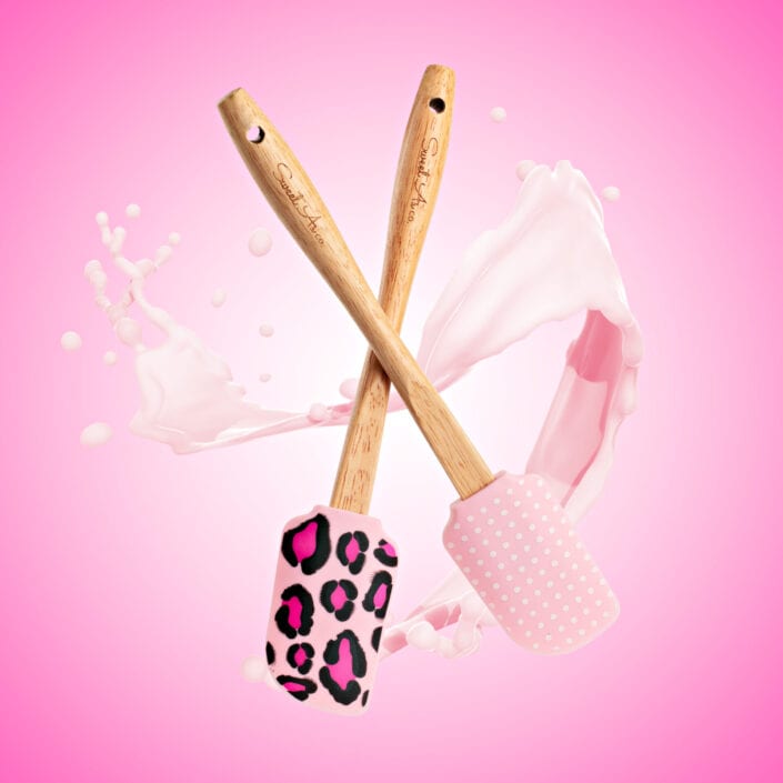 Silicone Leopard Print Spatulas