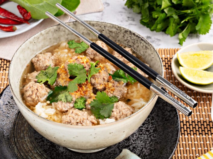 Thai Pork Noodle Soup Product Photo