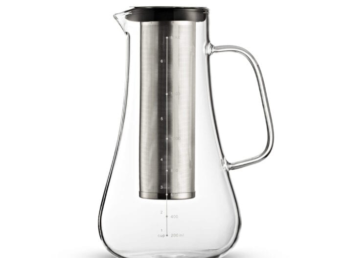 glass coffee pot with filter