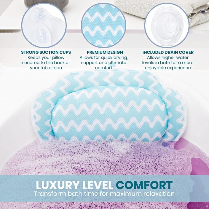 Bath Pillow Infographics