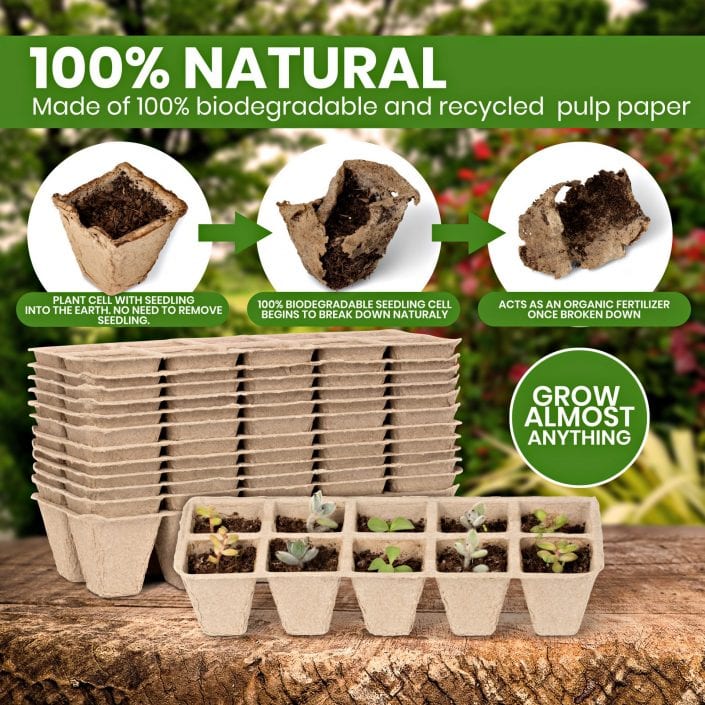 Biodegradable Seedling Planters