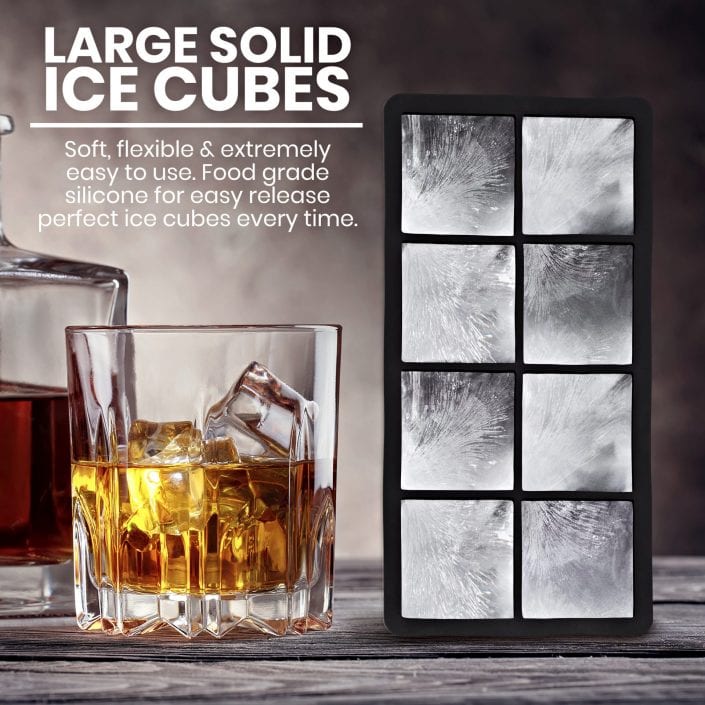 Large Square Whisky Ice Cubes