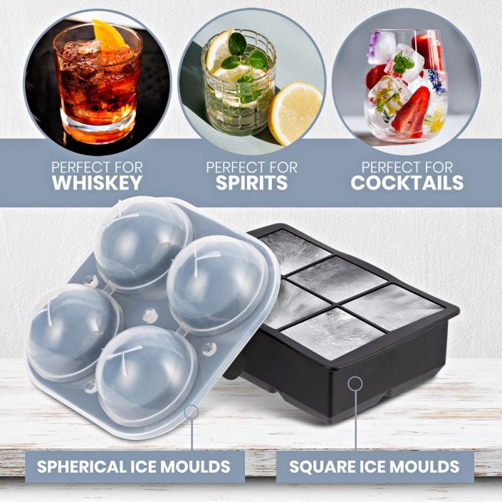 Sunset Whisky Ice Mould Infographics