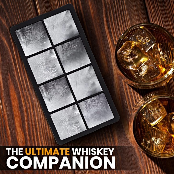 Square Ice Cube Moulds for Whiskey