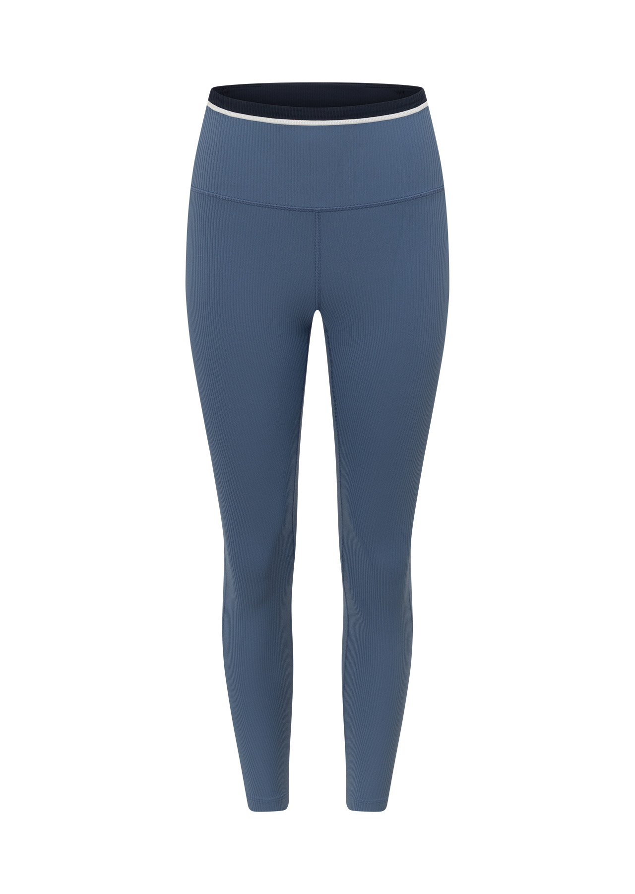 Polished Invisible Mannequin Photography of Lorna Jane Baseline Ankle Biter Leggings in Misty Blue, Brisbane Studio