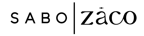 Combined logo of Brisbane based designer brands Sabo and Zaco