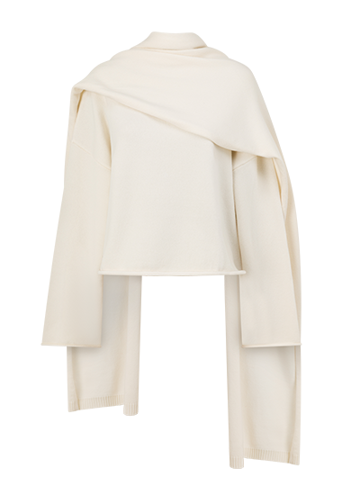 Women's ghost mannequin fleece jumper photography for ecommerce
