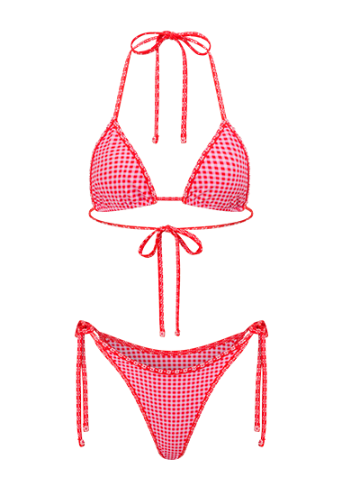 Women's ghost mannequin bikini set photography for ecommerce